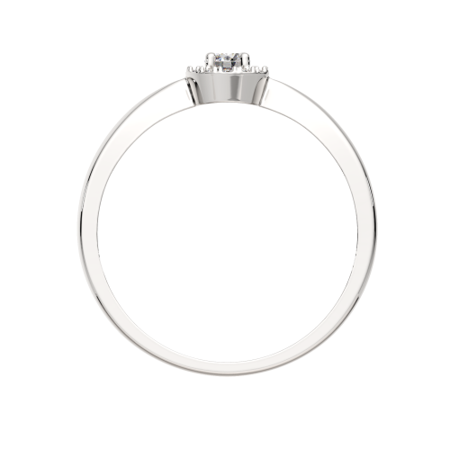 Кольцо из белого золота с бриллиантом 2D0082.14K.W фото 4