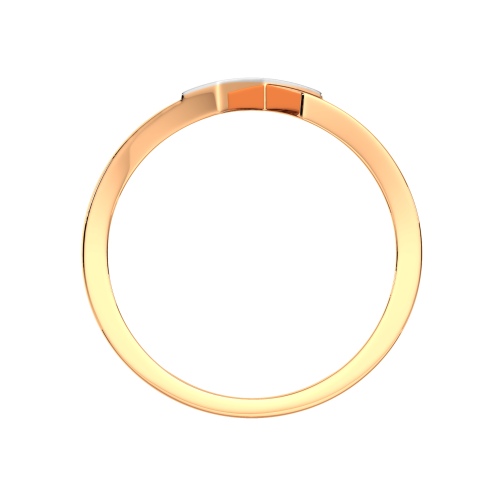 Кольцо из розового золота с фианитом 210857.9K.R фото 4