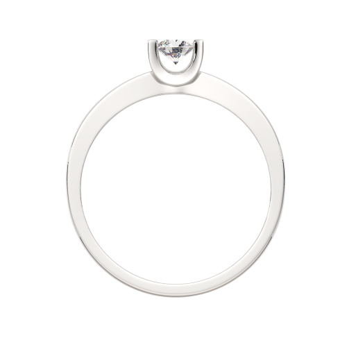 Кольцо помолвочное из белого золота с бриллиантом 2D00291.14K.W.ZZ фото 4