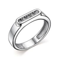 Кольцо из серебра с бриллиантом 01-2890/000Б-00