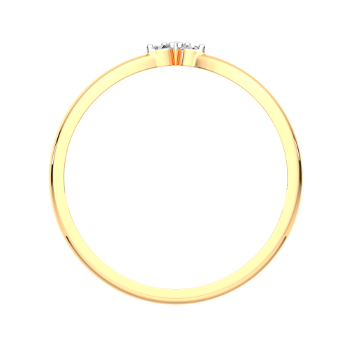 Кольцо из розового золота с фианитом 2101126.14K.R фото 4