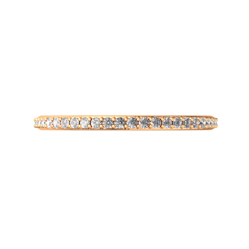 Кольцо из розового золота с бриллиантом 2D0092.14K.R фото 3