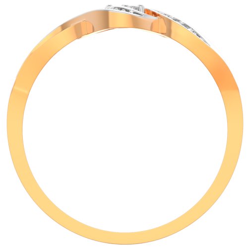 Кольцо из розового золота с фианитом 210835.9K.R фото 4