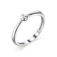 Кольцо из серебра с бриллиантом 01-1811/000Б-00