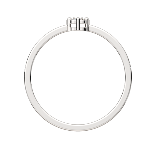 Кольцо из белого золота с бриллиантом 2D00101.14K.W фото 4