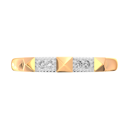 Кольцо из розового золота с фианитом 2101003.9K.R фото 2