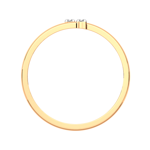 Кольцо из розового золота с фианитом 2101199.14K.R.ZZ фото 4