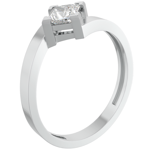 Кольцо из серебра с фианитом 0210232 фото 2