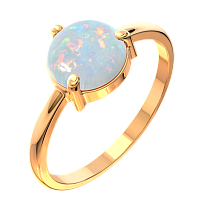 Кольцо из розового золота с опалом 210625.9K.R