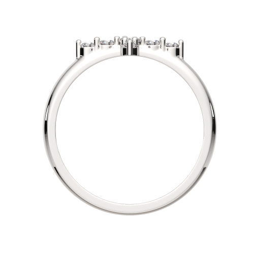 Кольцо из серебра с фианитом 0210385 фото 4