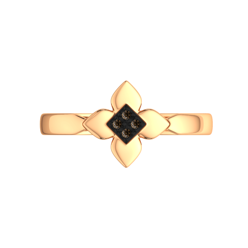 Кольцо из розового золота с бриллиантом 2D00461.14K.R.ZZ фото 3
