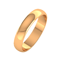 Кольцо обручальное из розового золота 144067