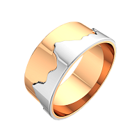 Кольцо из комбинированного золота 270006.14K.B