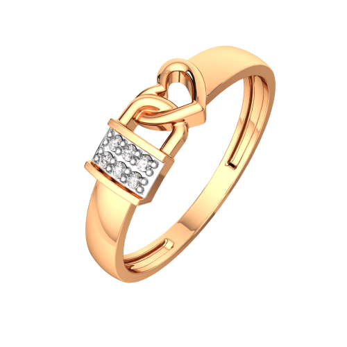 Кольцо из розового золота с фианитом 2101209.14K.R.ZZ