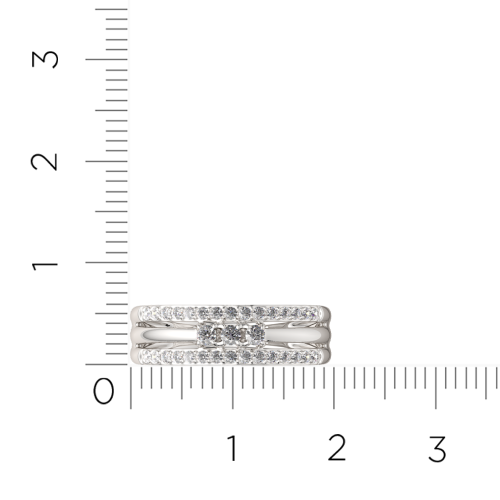Кольцо из белого золота с бриллиантом 2D00244.14K.W фото 5