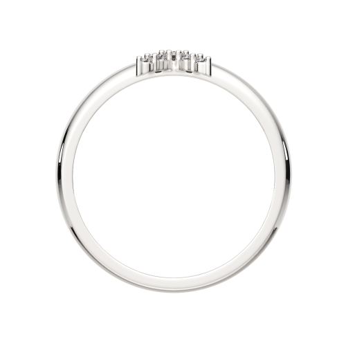 Кольцо из серебра с фианитом 0210388 фото 4