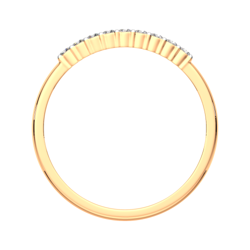 Кольцо из розового золота с бриллиантом 2D00362.14K.R фото 4