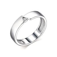 Кольцо из серебра с бриллиантом 01-1940/000Б-00