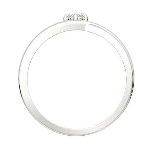 Кольцо из серебра с фианитом 0210250 фото 3