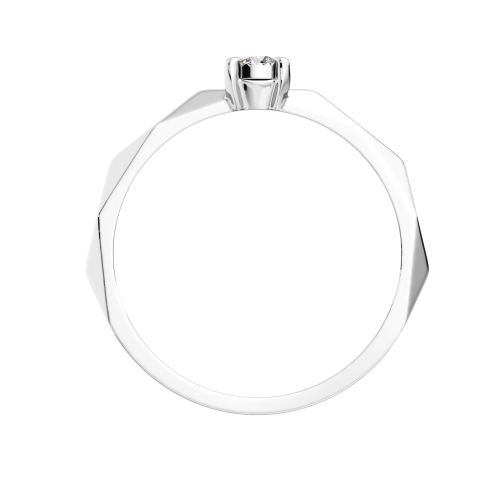 Кольцо из белого золота с бриллиантом 2D00172.14K.W фото 4