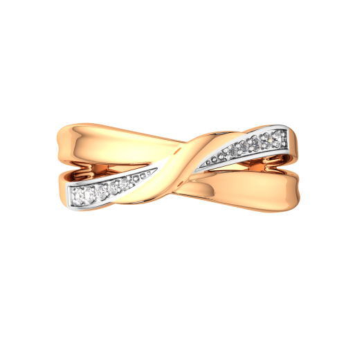 Кольцо из розового золота с фианитом 210862.9K.R фото 3