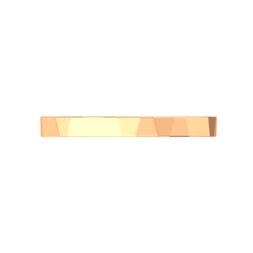 Кольцо обручальное из розового золота 1425146.14K.R фото 3