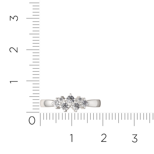 Кольцо из белого золота с бриллиантом 2D00396.14K.W фото 5