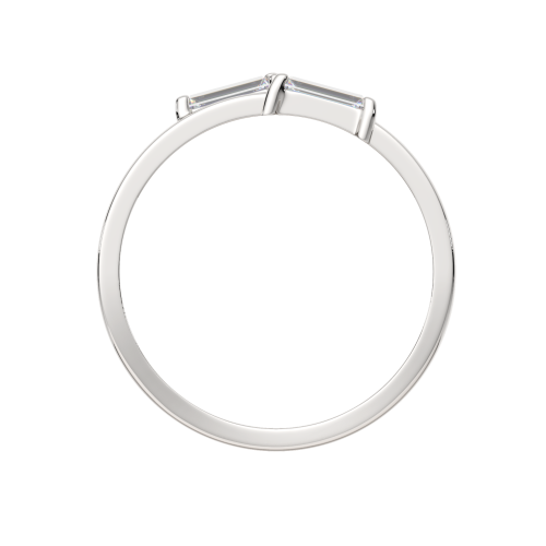 Кольцо из серебра с фианитом 02101244 фото 4