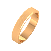 Кольцо обручальное из розового золота 144040
