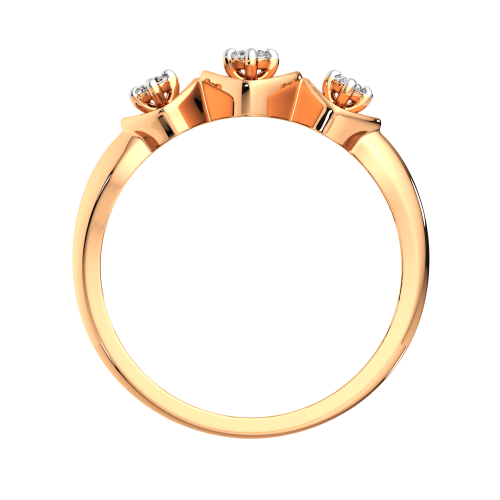 Кольцо из комбинированного золота с бриллиантом 2D00202.14K.B.ZZ фото 4