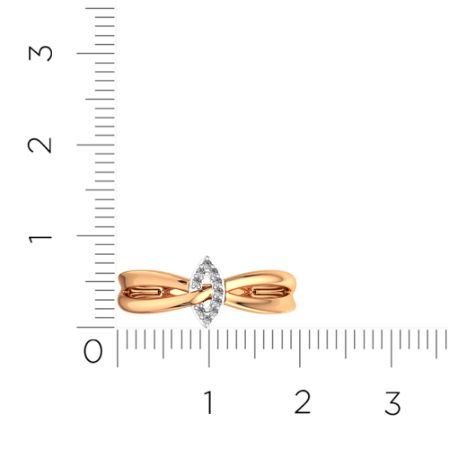 Кольцо из розового золота с фианитом 210941.9K.R.ZZ фото 5