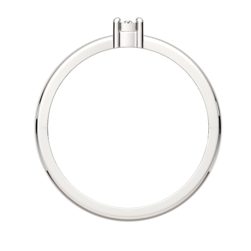 Кольцо из серебра с бриллиантом 02D0024.ZZ фото 4