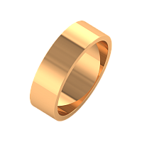 Кольцо обручальное из розового золота 146045