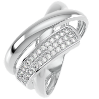 Кольцо из серебра с фианитом 0210168