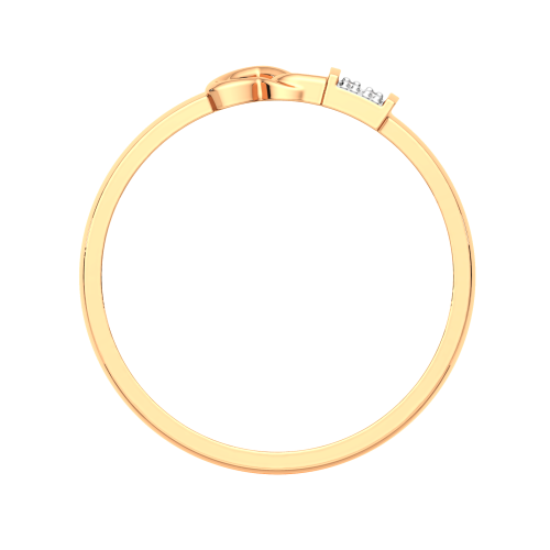 Кольцо из розового золота с фианитом 2101209.14K.R.ZZ фото 4