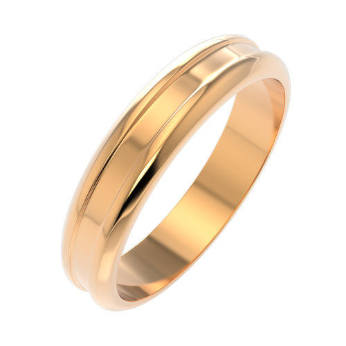 Кольцо обручальное из розового золота 1440116.14K.R