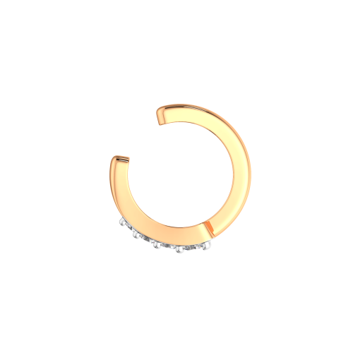 Серьги из розового золота с фианитами 3101313.9K.R фото 3