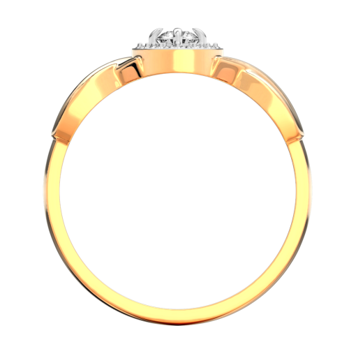 Кольцо из розового золота с фианитом 2101087.14K.R.ZZ фото 3