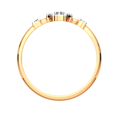 Кольцо из розового золота с фианитом 210858.9K.R фото 4