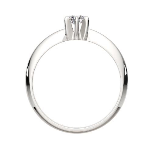 Кольцо помолвочное из белого золота с бриллиантом 2D00326.14K.W.ZZ фото 4