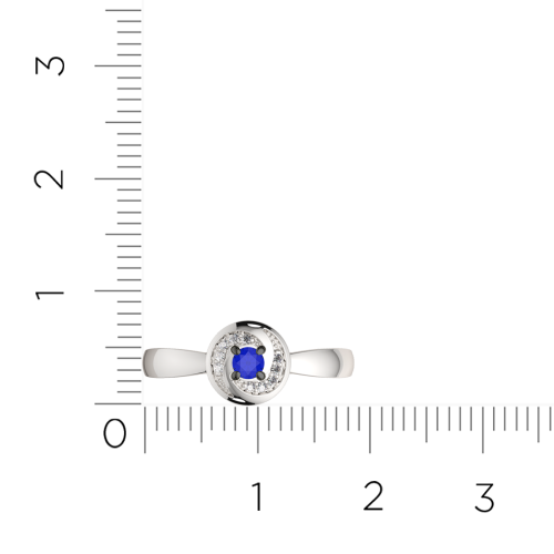 Кольцо из белого золота с сапфиром 2D10145.14K.W фото 6