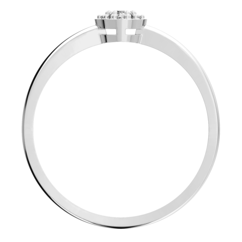 Кольцо из серебра с фианитом 0210246 фото 3