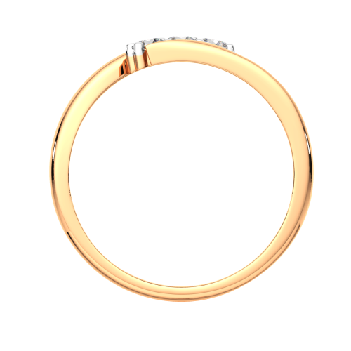 Кольцо из розового золота с фианитом 2101120.9K.R фото 4