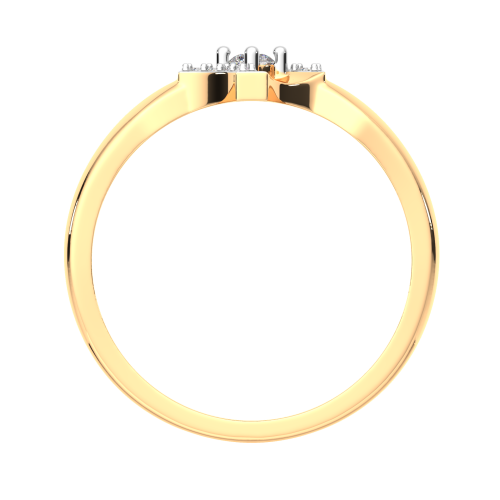 Кольцо из розового золота с фианитом 2101113.14K.R фото 4