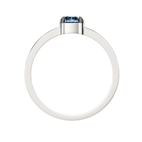 Кольцо из белого золота с бриллиантом 2D41171.14K.W фото 4