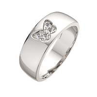 Кольцо из серебра с фианитом 0210815