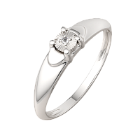 Кольцо из серебра с бриллиантом 02D0102.ZZ