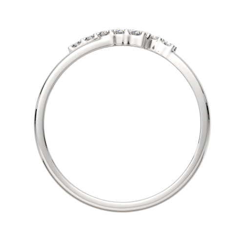 Кольцо из серебра с фианитом 0210293 фото 4