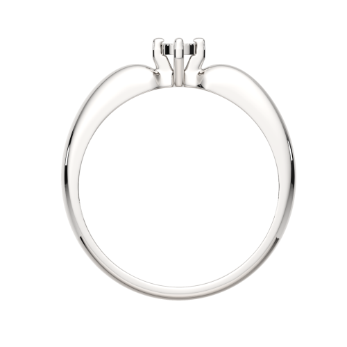 Кольцо помолвочное из серебра с бриллиантом 02D0028.ZZ фото 4
