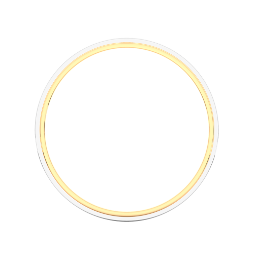 Кольцо обручальное из комбинированного золота 125030.14K.B фото 4
